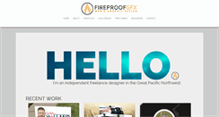 Desktop Screenshot of fireproofgfx.com